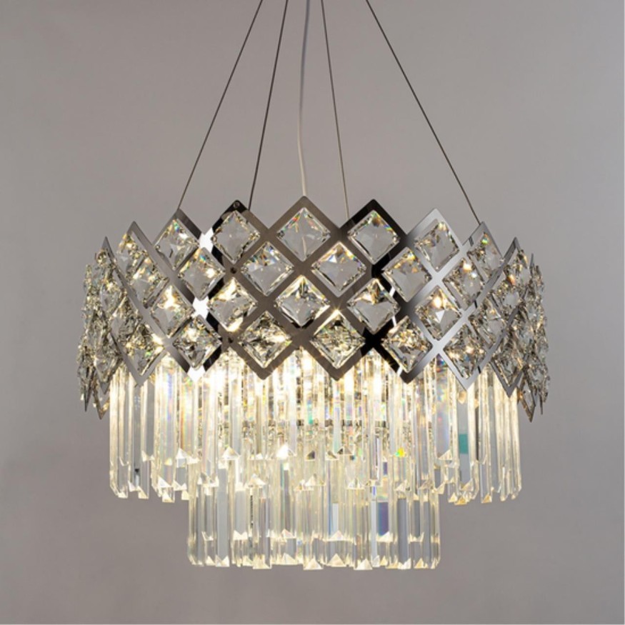 Подвесная люстра хрустальная Wezen A1006SP-10CC