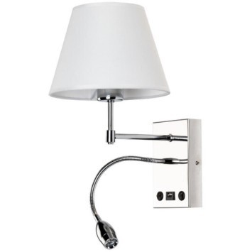 Бра для чтения с выключателем и USB-портом Elba A2581AP-2CC