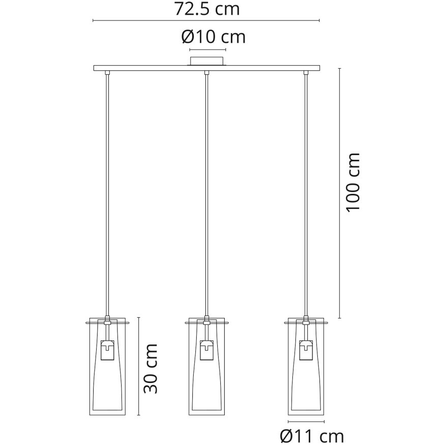 Подвесной светильник Arte Lamp ARIES A8983SP-3PB