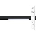 A4642PL-1BK Трековый магнитный светодиодный светильник Arte Lamp Linea 2.0 CRI90+ 3000К 750Лм 120° 12Вт