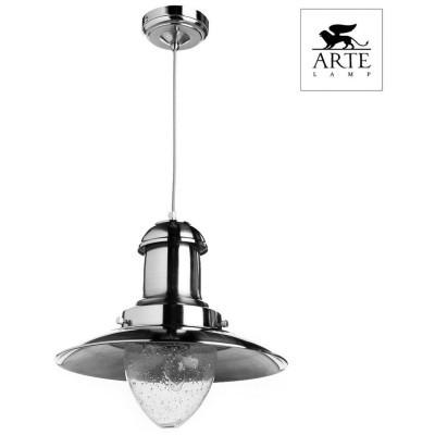 Подвесной светильник с 1 плафоном Arte Lamp A5530SP-1SS FISHERMAN под лампу 1xE27 100W