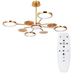 Люстра на штанге Arte Lamp SIENNA A1363PL-8PB