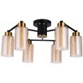 Люстра потолочная Arte Lamp A7027PL-6BK LEO под лампы 6xE14 40W