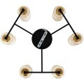 Люстра потолочная Arte Lamp A7027PL-6BK LEO под лампы 6xE14 40W