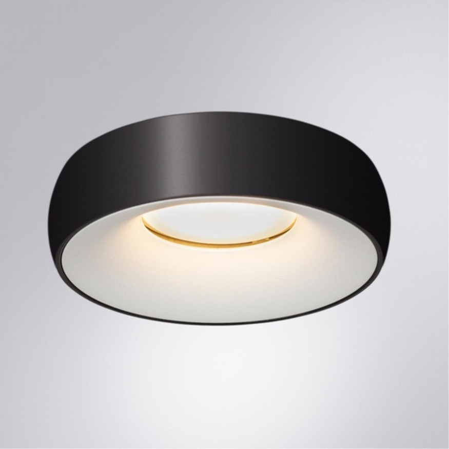 Встраиваемый светильник Arte Lamp A6665PL-1BK HEZE под лампу 1xGU10 50W