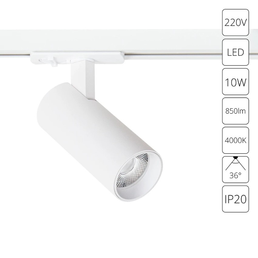 Трековый светильник Arte Lamp BENE A1945PL-1WH