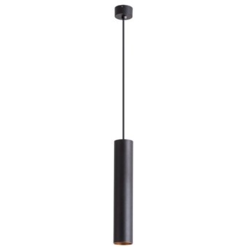 Подвесной светильник цилиндр Arte Lamp A1530SP-1BK TORRE под лампу 1xGU10 35W