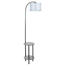 Торшер со столиком Arte Lamp A4055PN-1BK COMBO под лампу 1xE27 60W