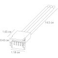 Коннектор (5 шт) ввода питания для 12мм светодиодной RGBW ленты Arte Lamp STRIP-ACCESSORIES A30-12-RGBW