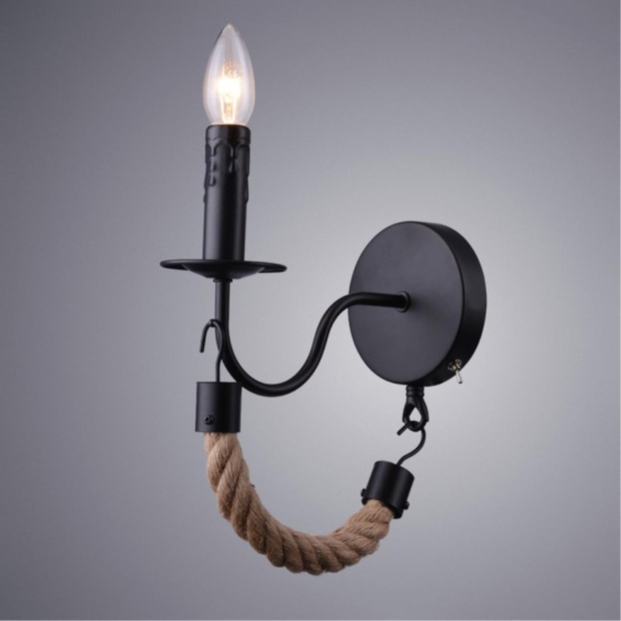 Бра Arte Lamp A8956AP-1BK MARSIGLIA под лампу 1xE14 40W