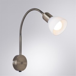 Настенный светильник на гибкой ножке Arte Lamp A3116AP-1AB FALENA под лампу 1xE14 40W