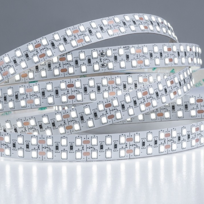 A2424015-02-4K Светодиодная лента 24В 20Вт/м 2200Лм/м 4000К CRI 90+ 15мм SMD2835 240шт/м 5м IP20