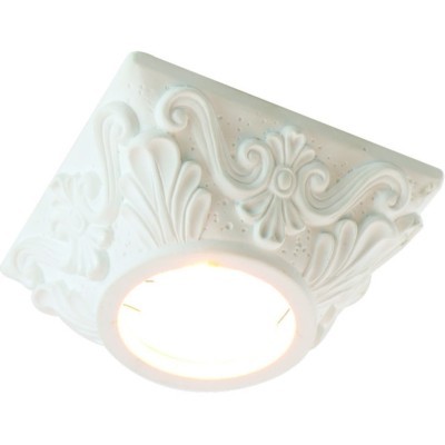 Гипсовый светильник под покраску Arte Lamp A5306PL-1WH Contorno под лампу 1xGU10GU5.3 50W