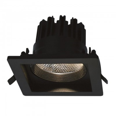 Встраиваемый светильник Arte Lamp A7018PL-1BK PRIVATO светодиодный LED 18W