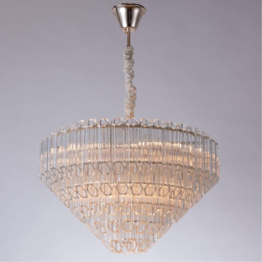 Люстра хрустальная Arte Lamp A2848LM-8GO JASTIN под лампы 8xE14 40W