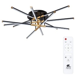 Люстра потолочная Arte Lamp A2199PL-6BK FERNANDO светодиодная LED 130W