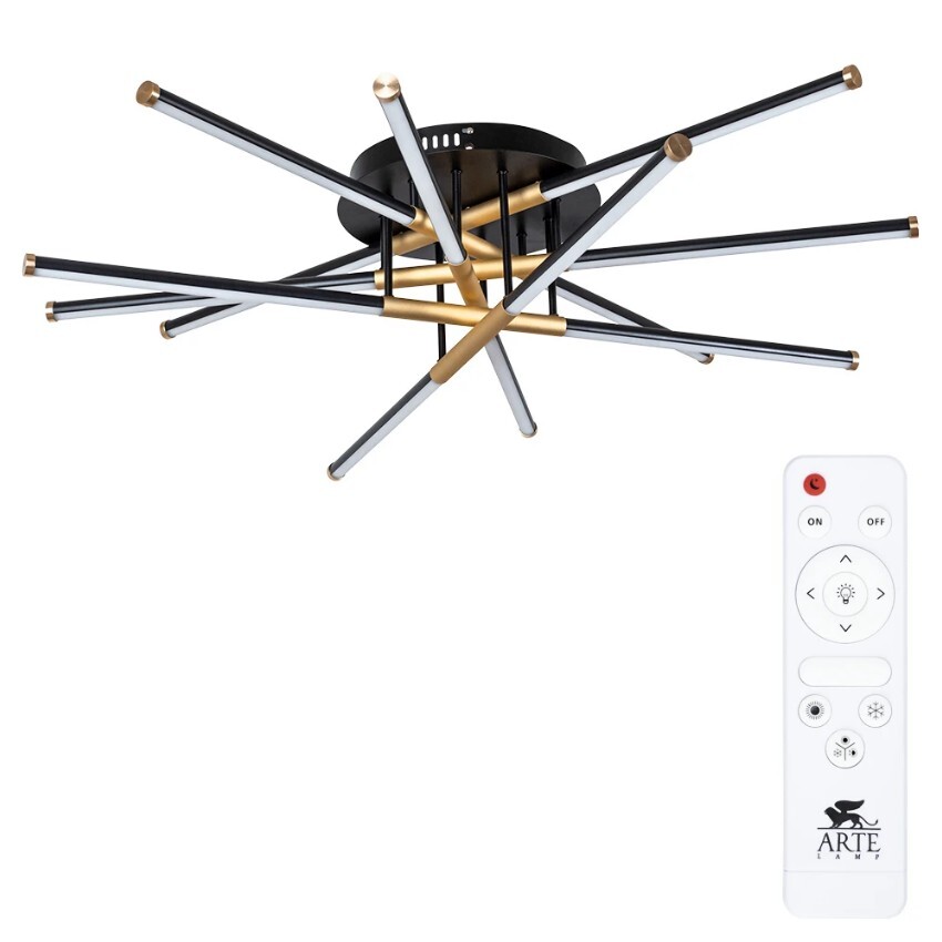 Люстра потолочная Arte Lamp A2199PL-6BK FERNANDO светодиодная LED 130W