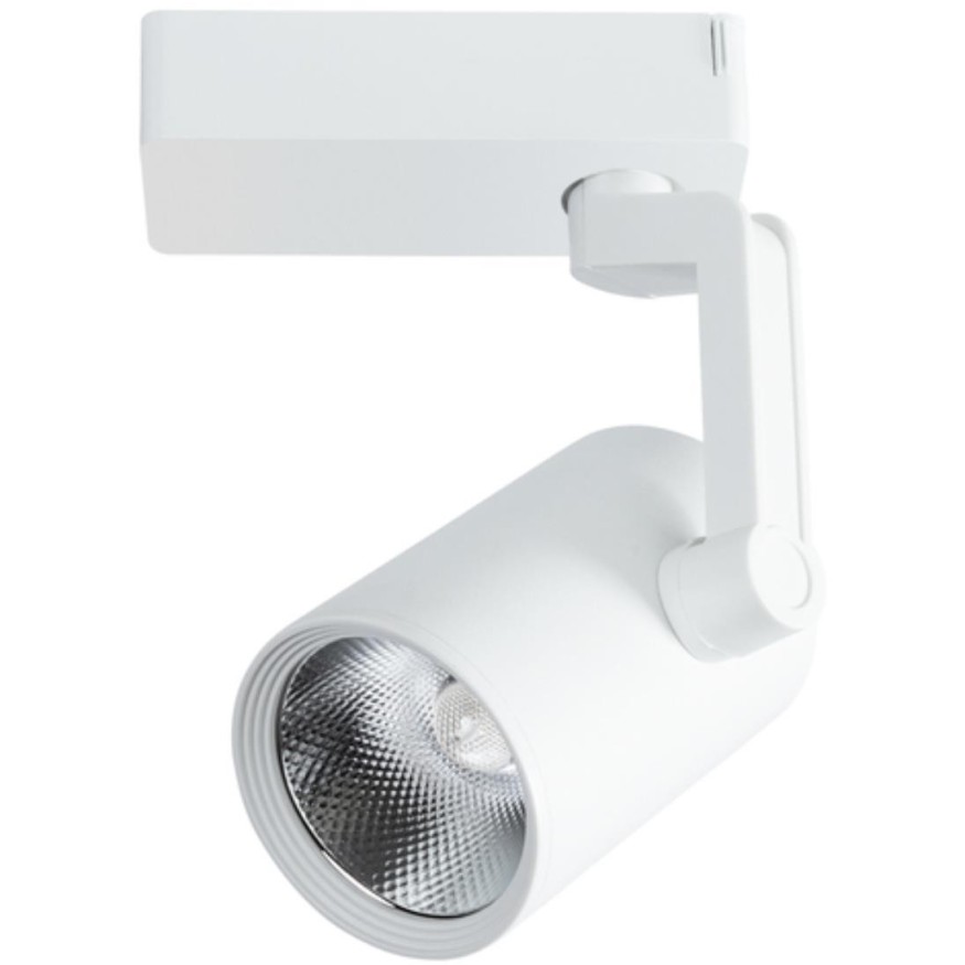Однофазный двужильный светодиодный трековый светильник Arte Lamp A2320PL-1WH TRACCIA 4000К 1600Лм CRI85+ 24° 20Вт
