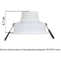 Точечный встраиваемый светильник Arte Lamp IMAI A2464PL-1WH