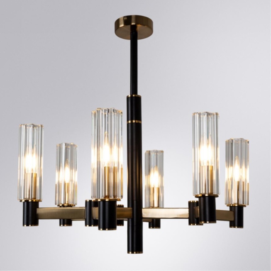 Люстра на штанге Divinare 2654/17 LM-6 BAROLO под лампы 6xE14 40W