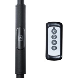 Торшер светодиодный с пультом и выключателем регулировка яркости Sceptrum A1822PN-1BK