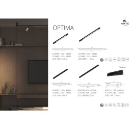 Arte Lamp Optima A7478PL-1BK Черный магнитный светодиодный светильник-книжка с глазковыми диодами, с возможностью диммирования по протоколу 0/1-10V, LED 10Вт 710Лм 4000К CRI90 24° IP20 48В