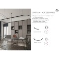 Arte Lamp Optima A7278PL-1BK Низкопрофильный гибкий магнитный светодиодный светильник интегрируемый в шинопровод, длина 1м, корпус из силикона, LED 10Вт 750Лм 4000K CRI90+ 120° IP20 48В 