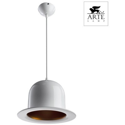 Подвесной светильник с 1 плафоном Arte Lamp A3234SP-1WH CAPPELLO под лампу 1xE27 40W