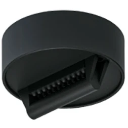 Arte Lamp Optima A800406 Накладное черное основание для фиксации токопроводящего ремня, 60x34 мм