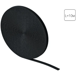 Arte Lamp OPTIMA A801006 Токопроводящий текстильный ремень-шинопровод длиной 10м черный, для ременных трековых систем 48V