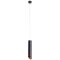 Подвесной светильник цилиндр Arte Lamp A1536SP-1BK PILON-GOLD под лампу 1xGU10 35W