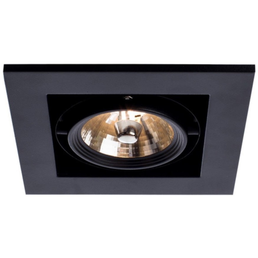 Встраиваемый светильник Arte Lamp A5930PL-1BK CARDANI MEDIO под лампу 1xG53 50W