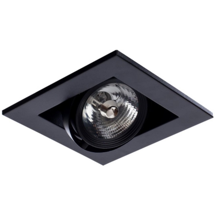 Встраиваемый светильник Arte Lamp A5930PL-1BK CARDANI MEDIO под лампу 1xG53 50W