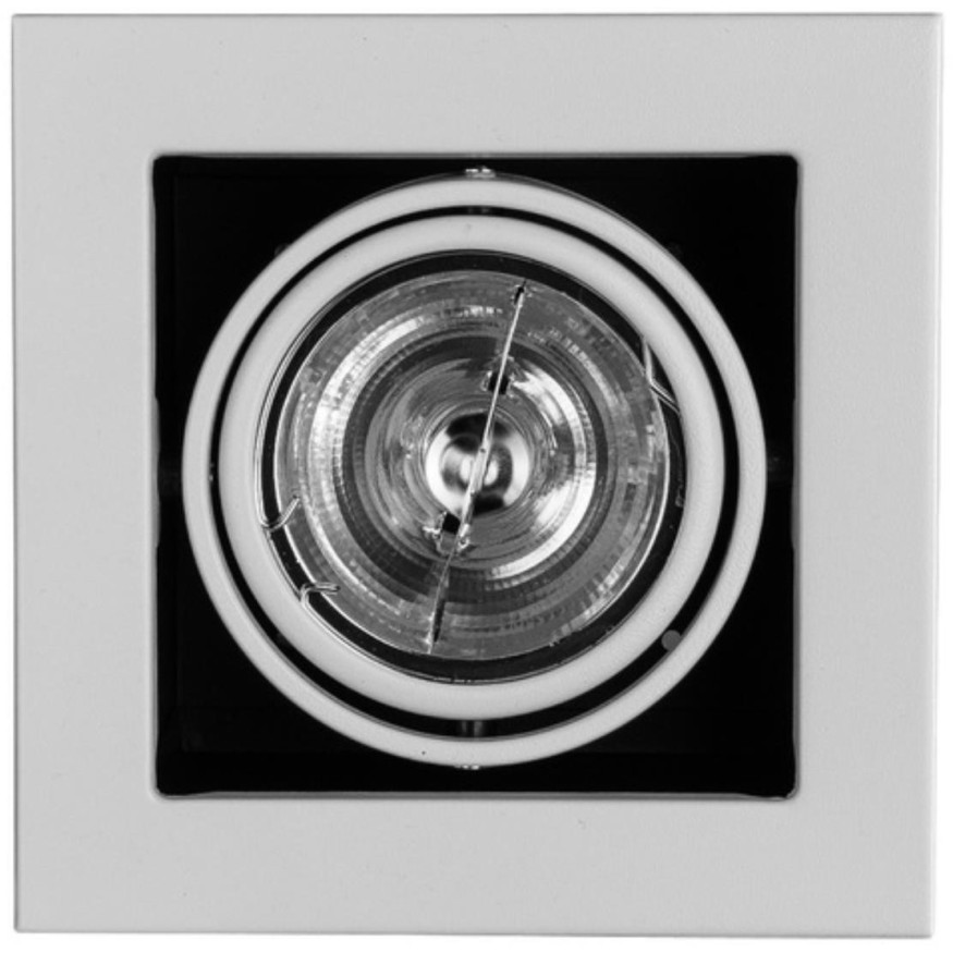 Встраиваемый светильник Arte Lamp A5930PL-1WH CARDANI MEDIO под лампу 1xG53 50W
