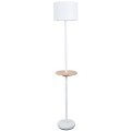 Торшер со столиком Arte Lamp A4056PN-1WH COMBO под лампу 1xE27 60W