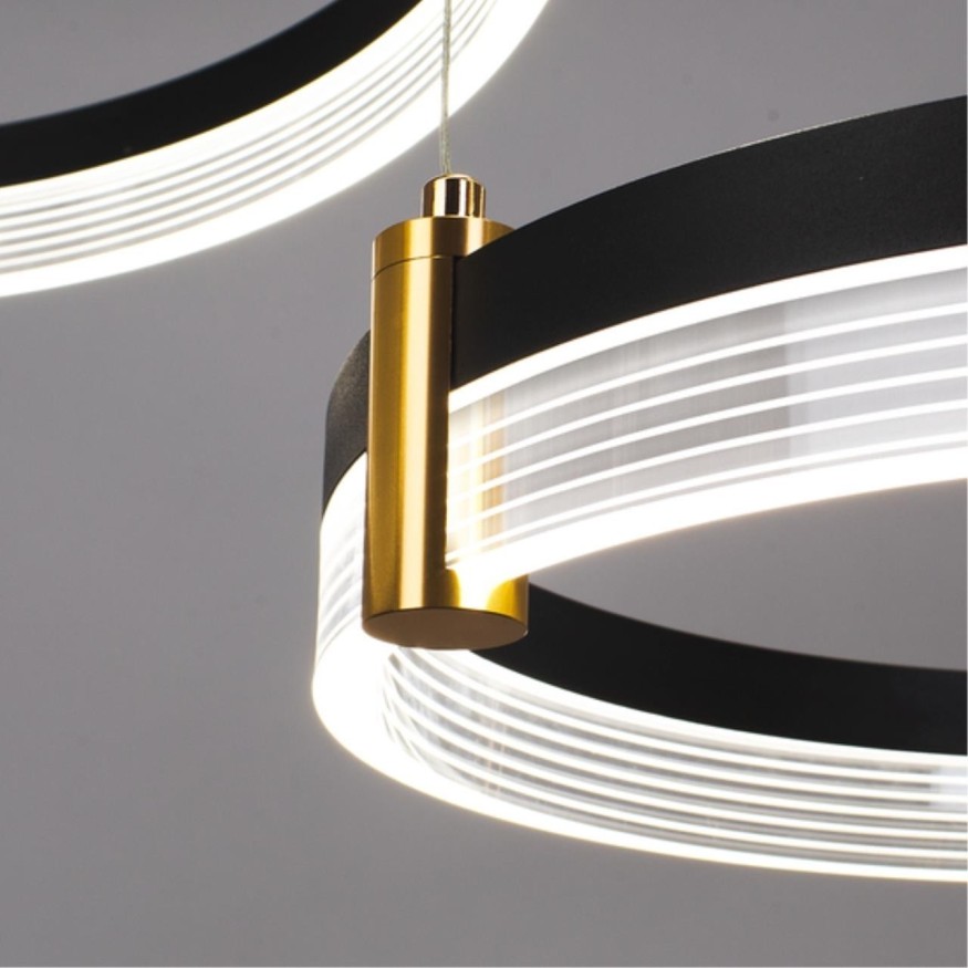 Подвесной светильник светодиодный с пультом Mercury A2185SP-3BK