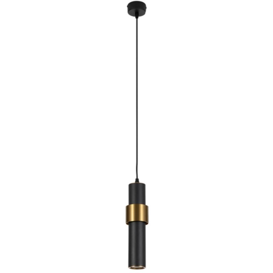 Подвесной светильник цилиндр Arte Lamp A3144SP-1BK RAN под лампу 1xGU10 50W