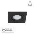 Встраиваемый светильник Arte Lamp A2168PL-1BK TARF под лампу 1xGU10 50W