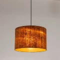 Arte Lamp STRAW A7089SP-1BK Подвесной современный светильник в эко стиле, с плафоном из натуральной пробки диаметром 38 см, основание черный металл, макс. высота 105 см, лампа E27 1шт до 40Вт IP20 220В