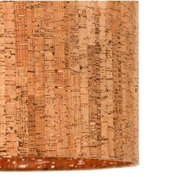 Arte Lamp STRAW A7089SP-1BK Подвесной современный светильник в эко стиле, с плафоном из натуральной пробки диаметром 38 см, основание черный металл, макс. высота 105 см, лампа E27 1шт до 40Вт IP20 220В