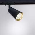 Однофазный двужильный трековый светильник Arte Lamp A2355PL-1BK CINTURA под сменную лампу GU10