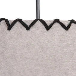 Arte Lamp Fleece A7092SP-1GY Подвесной современный светильник с плафоном 52 см, серый фетровый абажур, черный металл, длина провода 100см, лампа E27 1шт до 40Вт IP20 220В