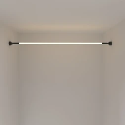 Arte Lamp SKYCROSS NEON A603506N Готовая тросовая неоновая система, длина 6м, шарнирные крепления, блок питания покупается отдельно, питание 24В 12Вт/м 1000лм/м 3000К CRI90+ диоды SMD2835 336шт/м IP20