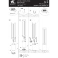 A4666PA-1BK Arte Lamp TRAPEZIO Ландшафтный уличный светильник (столб) круглый