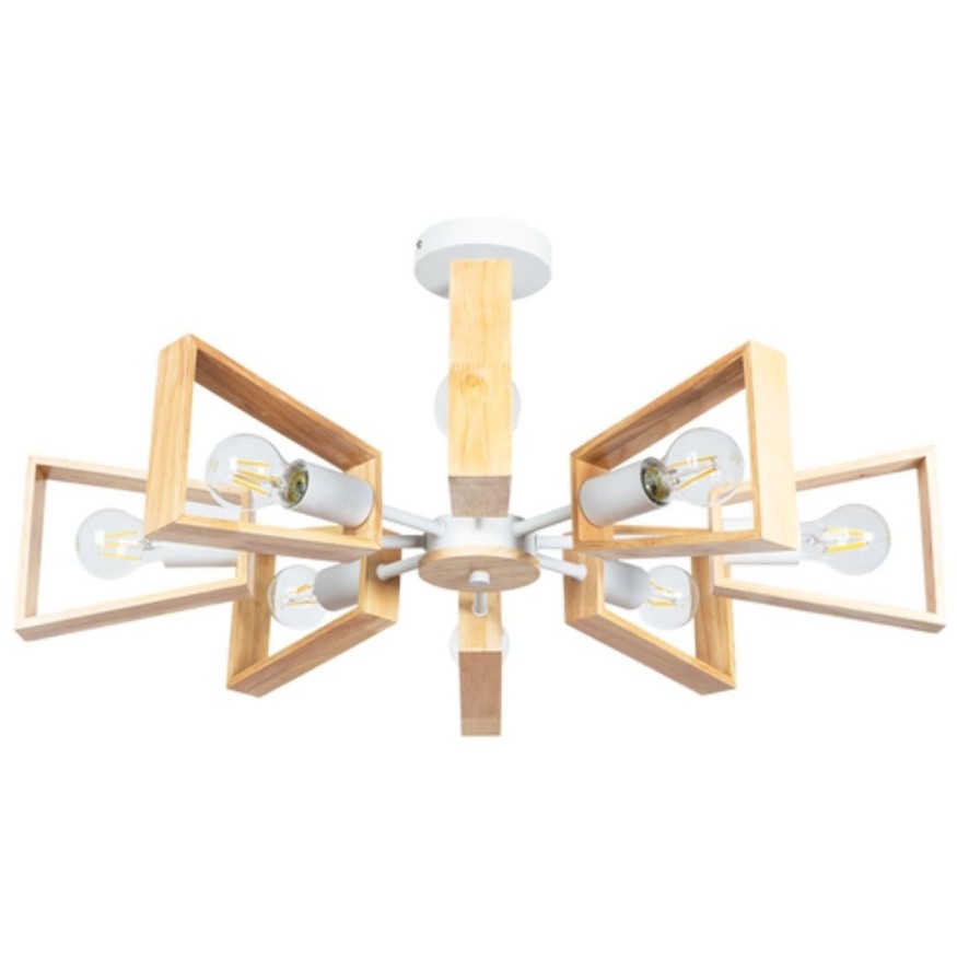 Люстра потолочная Arte Lamp A8030PL-8WH BRUSSELS под лампы 8xE27 60W