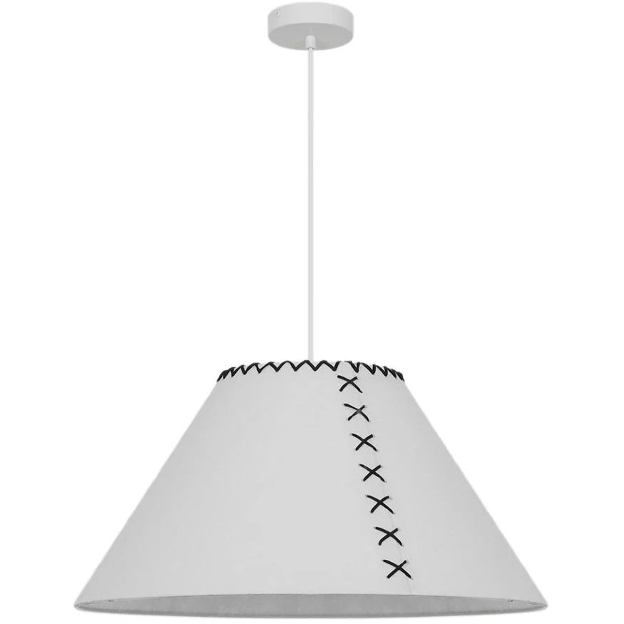 Arte Lamp Fleece A7092SP-1WH Подвесной современный светильник с плафоном 52 см, белый фетровый абажур, белый металл, длина провода 100см, лампа E27 1шт до 40Вт IP20 220В