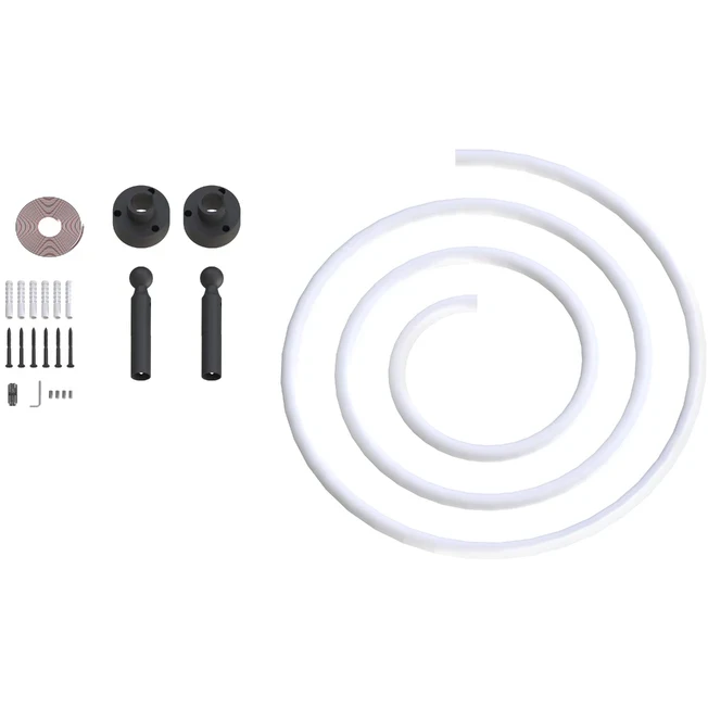 Arte Lamp SKYCROSS NEON A604506N Готовая тросовая неоновая система, длина 6м, шарнирные крепления, блок питания покупается отдельно, питание 24В 12Вт/м 1000лм/м 4000К CRI90+ диоды SMD2835 336шт/м IP20