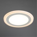 Встраиваемый светильник 4000K IP20 RA70 110° LED Arte Lamp RIGEL A7616PL-2WH