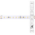 A4812010-02-4K Светодиодная лента 48В 7.2Вт/м 800Лм/м 4000К CRI 90+ 10мм SMD2835 120шт/м 5м IP20