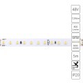 A4812010-02-4K Светодиодная лента 48В 7.2Вт/м 800Лм/м 4000К CRI 90+ 10мм SMD2835 120шт/м 5м IP20